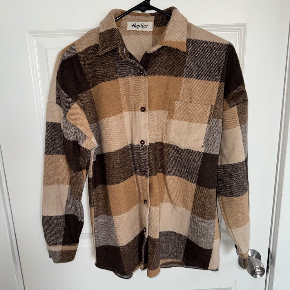 Haptics by Holly Harper Plaid Shacket